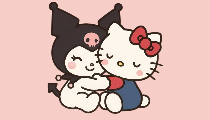 Bộ sưu tập ảnh kuromi và hello kitty đáng yêu