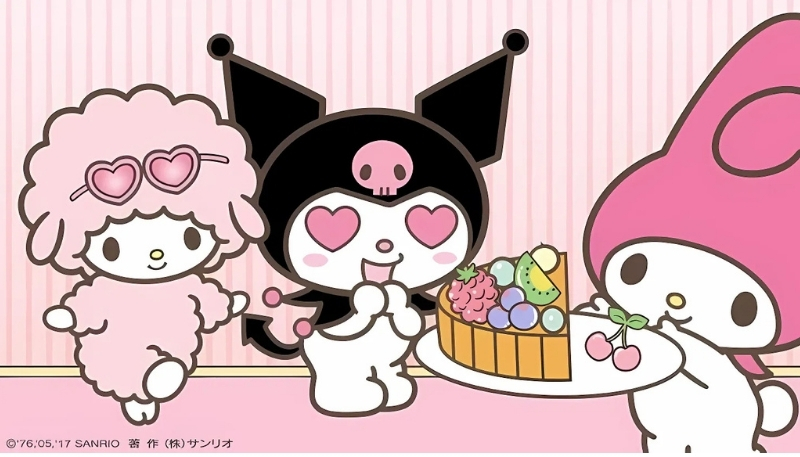 Hình kuromi và những người bạn cực đáng yêu