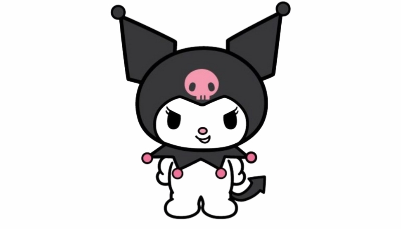 Ảnh nền kuromi không màu trang điểm