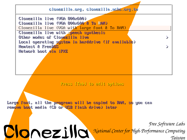 ¶ Backing up and Restoring your Linux System with Clonezilla