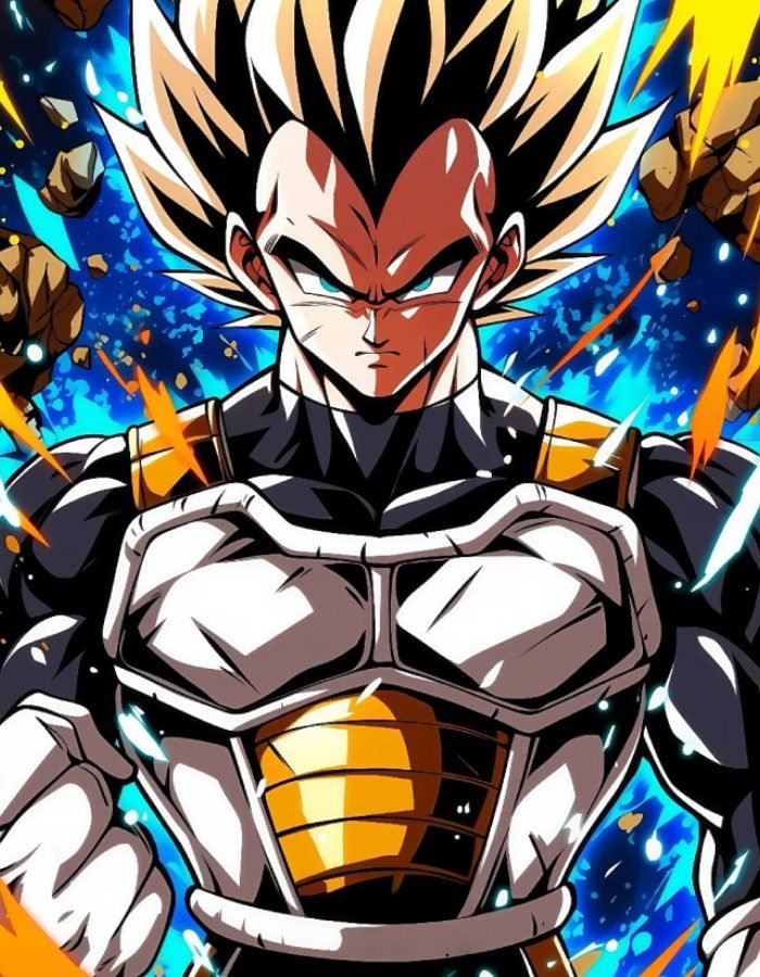 ảnh Vegeta thể hiện lòng kiêu hãnh Saiyan